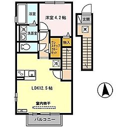 セジュール西土井 2階