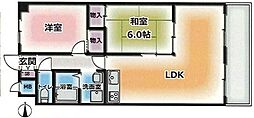 エクセル東加古川弐番館 2LDKの間取図画像