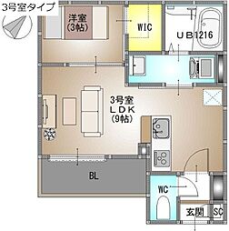 仮称)REGALEST 別府町元町 1階/103