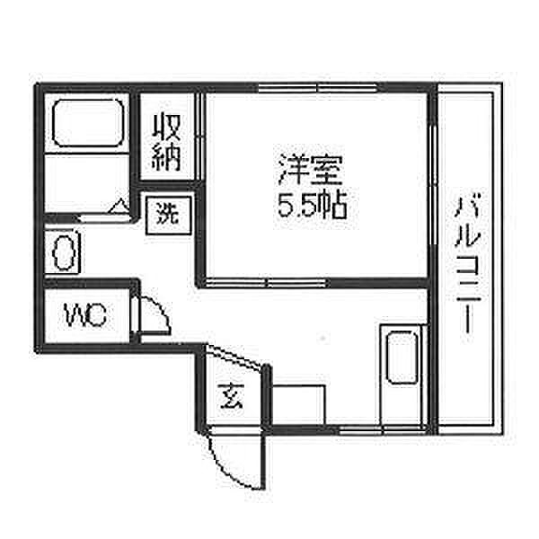 兵庫県加東市社(賃貸アパート1K・3階・26.00㎡)の写真 その2