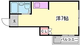 兵庫県姫路市白国１丁目（賃貸アパート1R・2階・19.92㎡） その2