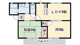 兵庫県姫路市飾磨区構３丁目（賃貸アパート2LDK・2階・51.87㎡） その2