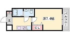 兵庫県姫路市南町（賃貸マンション1K・6階・23.64㎡） その2