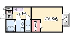 兵庫県姫路市御立中４丁目（賃貸アパート1K・1階・30.03㎡） その2