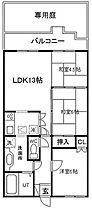 兵庫県揖保郡太子町東保（賃貸マンション3LDK・1階・64.17㎡） その2