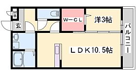 兵庫県姫路市四郷町東阿保（賃貸アパート1LDK・3階・37.53㎡） その2