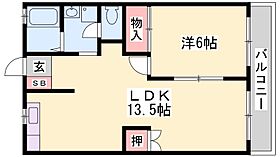 兵庫県姫路市東今宿５丁目（賃貸アパート1LDK・1階・44.71㎡） その2