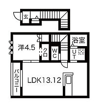 兵庫県姫路市広畑区吾妻町１丁目（賃貸アパート1LDK・2階・46.58㎡） その2