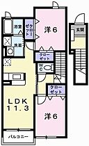 兵庫県神崎郡福崎町福田（賃貸アパート2LDK・2階・58.48㎡） その2