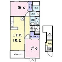 兵庫県たつの市揖保川町黍田（賃貸アパート2LDK・2階・57.02㎡） その2