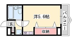 兵庫県姫路市網干区新在家（賃貸マンション1R・6階・16.73㎡） その2