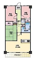 兵庫県たつの市龍野町島田（賃貸マンション3LDK・8階・62.27㎡） その2