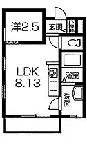 兵庫県姫路市元町（賃貸アパート1LDK・2階・25.87㎡） その2