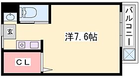 兵庫県高砂市荒井町小松原１丁目（賃貸マンション1R・3階・25.20㎡） その1