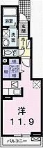 兵庫県姫路市白浜町宇佐崎北１丁目（賃貸アパート1K・1階・32.94㎡） その2