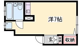 兵庫県姫路市広畑区吾妻町１丁目（賃貸アパート1R・1階・16.80㎡） その2