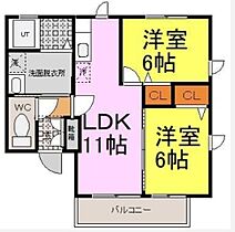 兵庫県姫路市仁豊野（賃貸アパート2LDK・1階・49.90㎡） その2