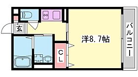 兵庫県姫路市別所町別所（賃貸アパート1K・3階・27.16㎡） その2