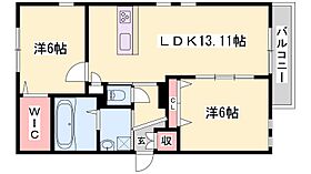 兵庫県加古川市野口町水足（賃貸アパート2LDK・2階・60.48㎡） その1