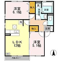 兵庫県高砂市今市２丁目（賃貸アパート2LDK・1階・55.44㎡） その2