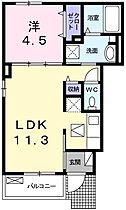 兵庫県神崎郡福崎町福田（賃貸アパート1LDK・1階・37.00㎡） その2