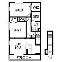 兵庫県三木市平田（賃貸アパート2LDK・2階・64.46㎡） その2