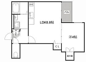 兵庫県姫路市幸町（賃貸アパート1LDK・1階・30.75㎡） その1