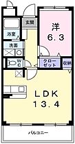 兵庫県姫路市北今宿２丁目（賃貸マンション1LDK・2階・46.31㎡） その2