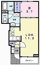 兵庫県神崎郡福崎町福田（賃貸アパート1LDK・1階・37.13㎡） その2