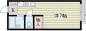 兵庫県姫路市飾磨区城南町２丁目（賃貸アパート1K・2階・19.50㎡） その2