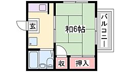 京口アパート 1階