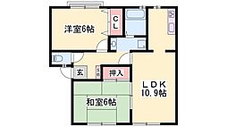 JAハイツ中西 1階