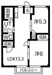 アーバンライフ旭陽A・B 2階