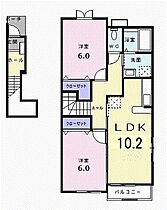 2階 / 2LDK / 57.22㎡
