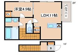 間取図画像 1LDK