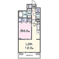 間取図画像 1LDK