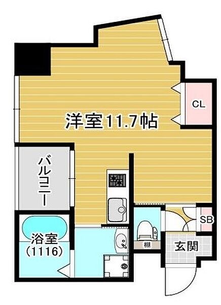 SDグランツ新神戸 ｜兵庫県神戸市中央区布引町２丁目(賃貸マンション1R・3階・29.38㎡)の写真 その2