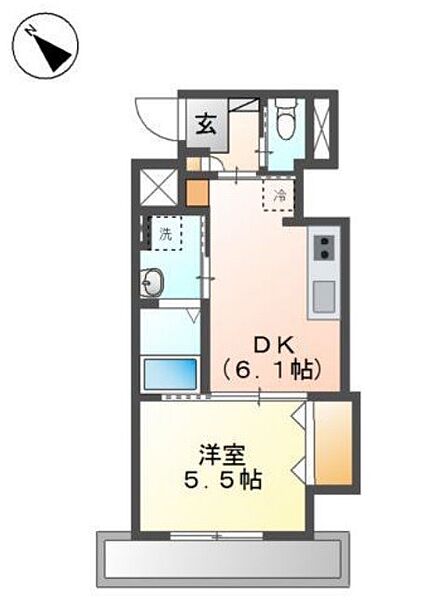 グラン　アクシス ｜兵庫県神戸市中央区東雲通１丁目(賃貸マンション1DK・3階・33.50㎡)の写真 その2