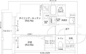 レジデンス神戸ウィステリアパーク  ｜ 兵庫県神戸市兵庫区本町１丁目（賃貸マンション1DK・3階・26.39㎡） その2