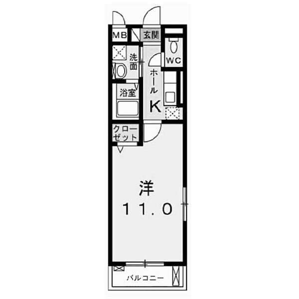 エストレーヤ東加古川 101｜兵庫県加古川市平岡町新在家1丁目(賃貸マンション1K・1階・32.45㎡)の写真 その2