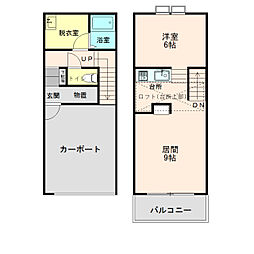 A.M.S 1LDKの間取図画像