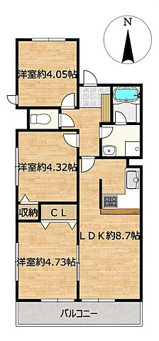 間取り ダイアパレスピュアステージ新前橋 6階/-