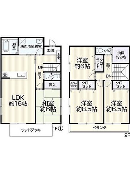 間取りを拡大表示