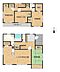 間取り：【間取り図】5SDK。建物34坪。