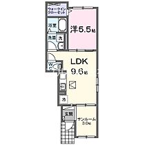 岡山県倉敷市上富井（賃貸アパート1LDK・1階・40.10㎡） その2