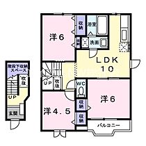 岡山県倉敷市玉島（賃貸アパート3LDK・2階・65.57㎡） その2