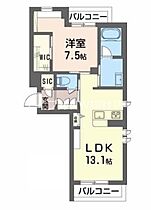 岡山県倉敷市西阿知町（賃貸マンション1LDK・2階・51.50㎡） その2