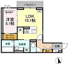 岡山県倉敷市中央2丁目（賃貸アパート1LDK・2階・41.81㎡） その2