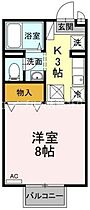 岡山県倉敷市茶屋町（賃貸アパート1K・1階・26.80㎡） その2