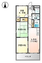 岡山県倉敷市宮前（賃貸マンション3LDK・3階・61.05㎡） その2